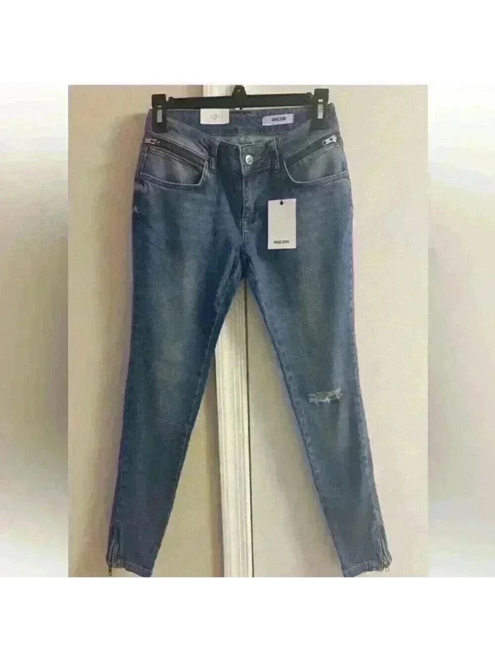 Anine Bing Skinny Jeans Light Wash Denim Size 27